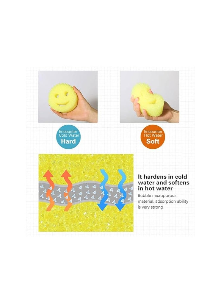 Generic - Dynamic Sponge Removes Grease Easily Cleans Deeply And Changes Texture According To Water Temperature. Resists Scratches And Long Lasting, Fits All Materials And Corners. - Image 1