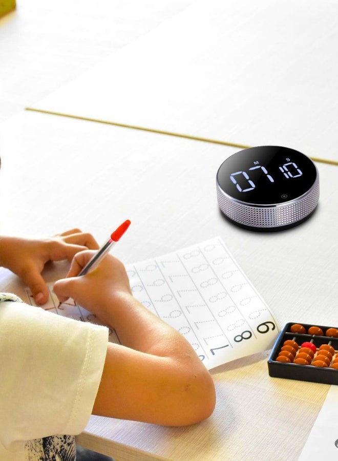 تشيس اب مؤقت مطبخ رقمي، مؤقت تنازلي LED مغناطيسي كبير مع وظيفة إضاءة ثابتة للفصول الدراسية، مستوى صوت ثلاثي المستويات، مؤقت بيض هادئ للأطفال وكبار السن - Image 2