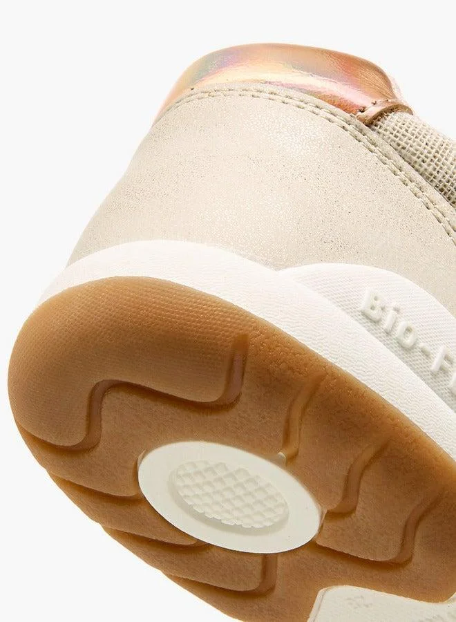 JUNIORS Butterfly Patch Sneakers with Hook and Loop Closure