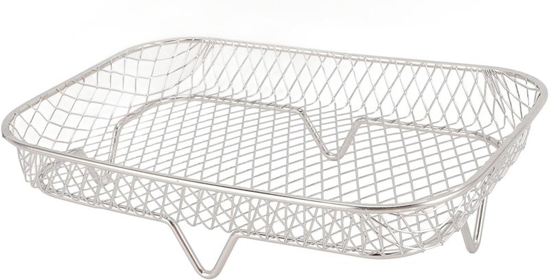 3pcs Fryer Rack, Stainless Steel Fryer Basket, Multifunctional Stackable Fryer Accessory for Organizing Steaming Filtering, Compatible with Various Air Fryers and Deep Fryers - Image 5