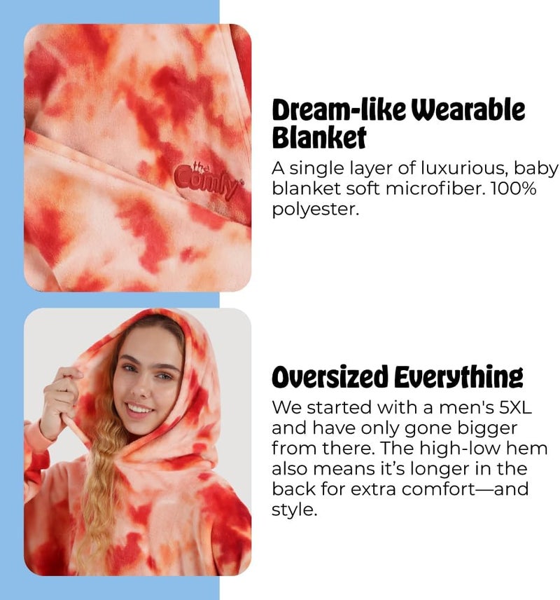 THECOMFY Dream | Oversized Light Microfiber Wearable Blanket, Seen on Shark Tank, One Size Fits All - Image 4