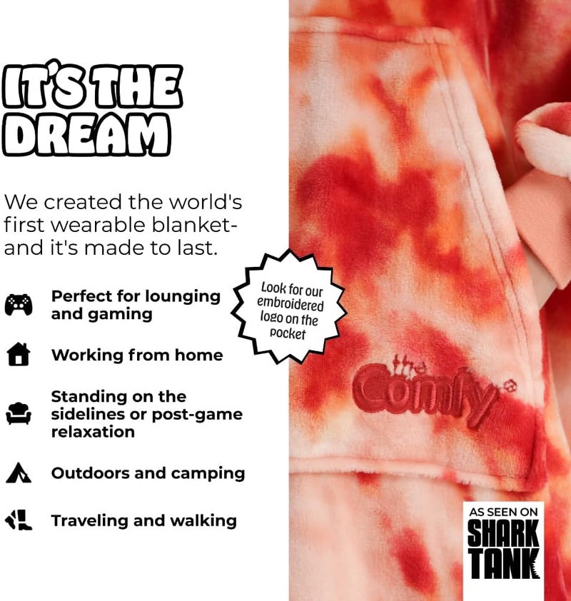 THECOMFY Dream | Oversized Light Microfiber Wearable Blanket, Seen on Shark Tank, One Size Fits All - Image 2