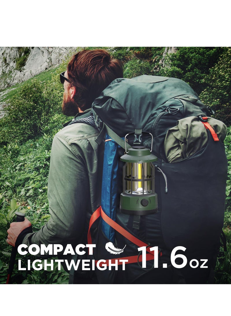 SYOSI LED Camping Lantern, Waterproof Tent Light USB C Rechargeable Lantern with Stepless Dimming, Portable Lantern Flashlight for Camping, Hurricane, Emergency, Hiking, Power Outages - Image 5