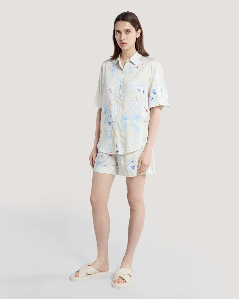 GANT  Gant Regular Fit Floral Print Short Sleeve Shirt for Women | Best Price UAE