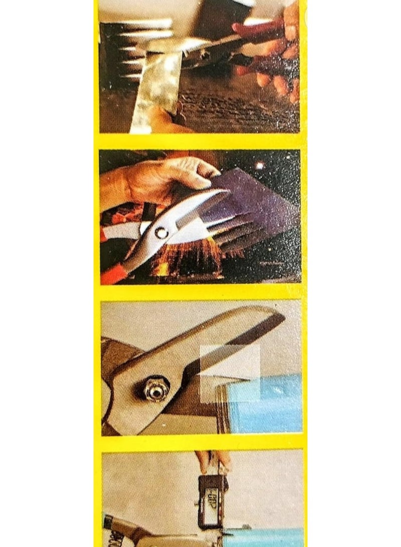 20 cm Scissors, Handcrafted, Strong, Heavy Duty for Cutting Sheet of Metal, Cardboard, Plastic, Fiber, Leather,… - Image 3