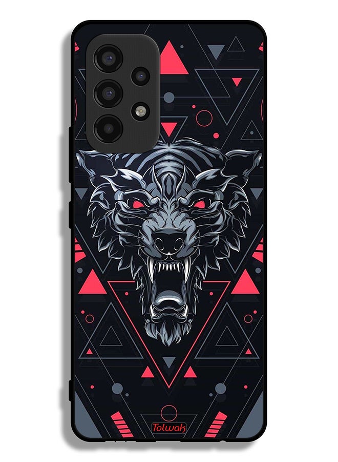 Tolwak Samsung Galaxy A53 5G Protective Case Cover Scrolling Wolf - Image 1