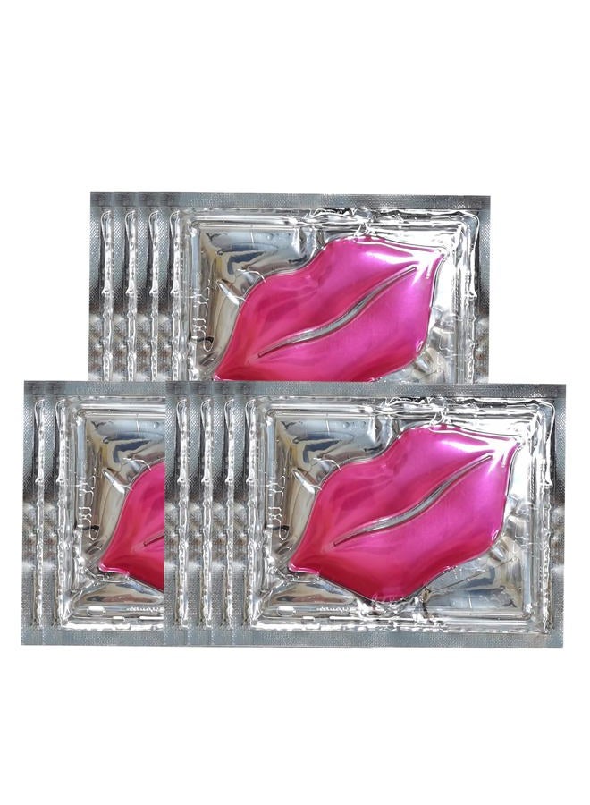 Reengull 30 PCS Lip Mask Collagen Lip Masks Sheet for Dry Lips, Gel Lip Mask Pack for Remove Dead Skin, Moisturizes and Lightens Lip Lines, Pink  - Image 1
