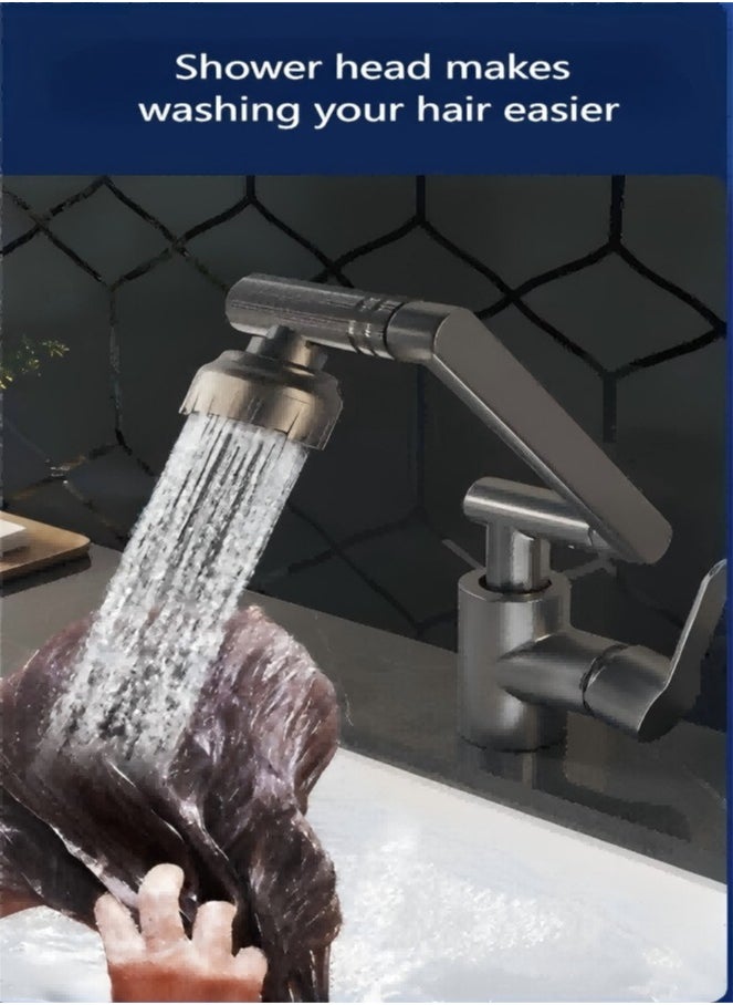 Beautiful Copper Universal Rotating Faucet Wash Basin Kitchen Bathroom Hot And Cold Household Basin Wash Basin Wash Universal  - Image 3