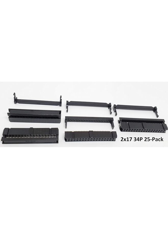 LAMAY 25pcs 2.54mm 0.1" Pitch Dual Row Socket for Standard Flat Ribbon Cable, FC Female Connector (Size : 12P) - Image 2