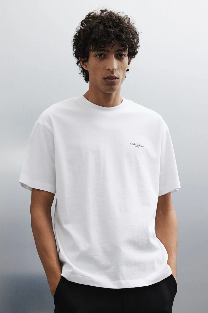 H&M Loose Fit Printed T-shirt