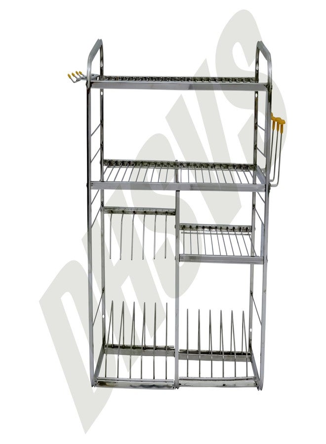DHSVS Stainless Steel Kitchen Stand, Bartan Stand, Kitchen Rack (24 X 24 Inch) Wt-4.5kg - Image 5