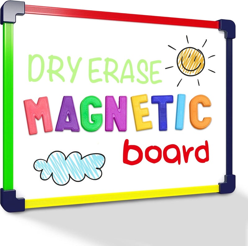 Scribbledo Colored Frame Magnetic Dry Erase White Board 9" X 12" WHITEBOARD - Image 1