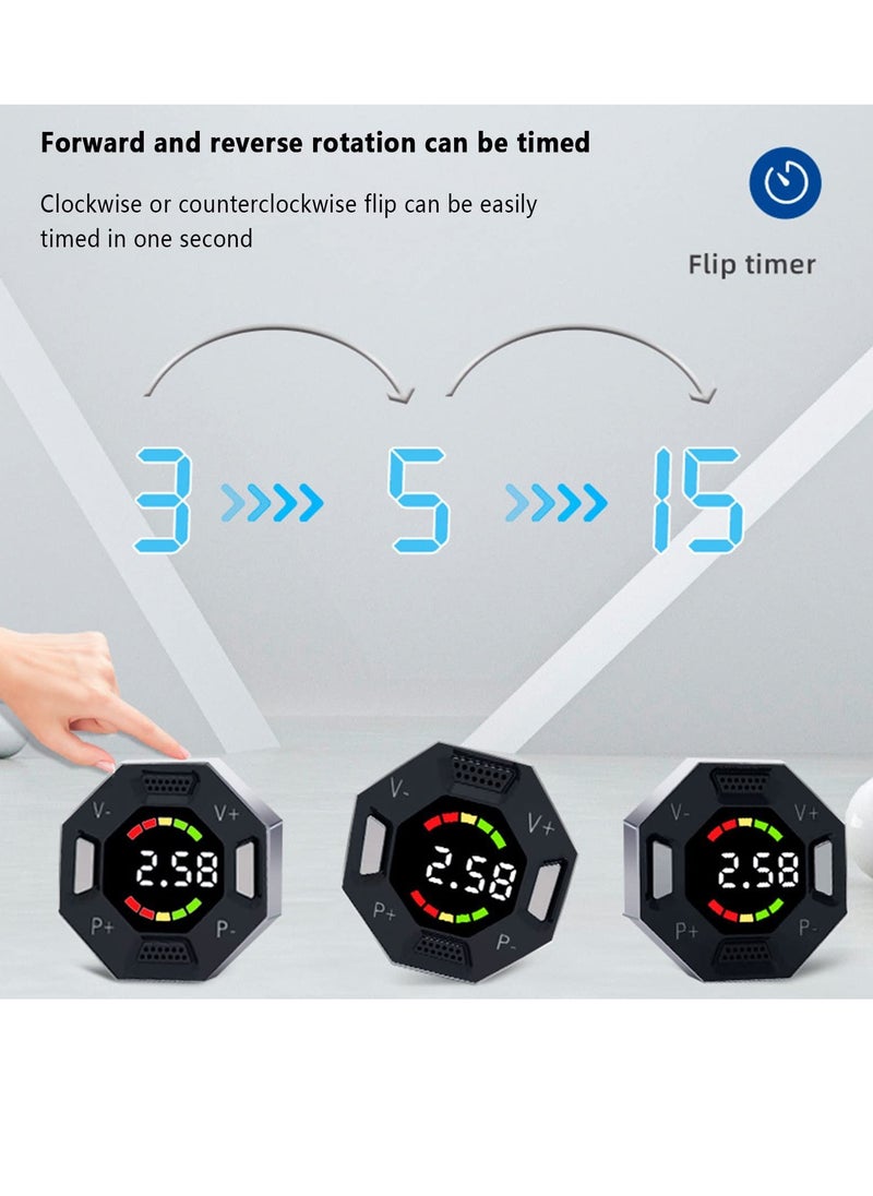 SYOSI - Digital Kitchen Timer, Desk Timer Cube, with 5 Volume Levels, Visual Timers LCD Display Magnetic Countdown Countup for Kitchen, Homework, Exercise, Game, Baking, Meditation, USB Charging - Image 1