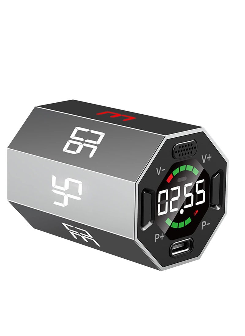 SYOSI - Digital Kitchen Timer, Desk Timer Cube, with 5 Volume Levels, Visual Timers LCD Display Magnetic Countdown Countup for Kitchen, Homework, Exercise, Game, Baking, Meditation, USB Charging - Image 1