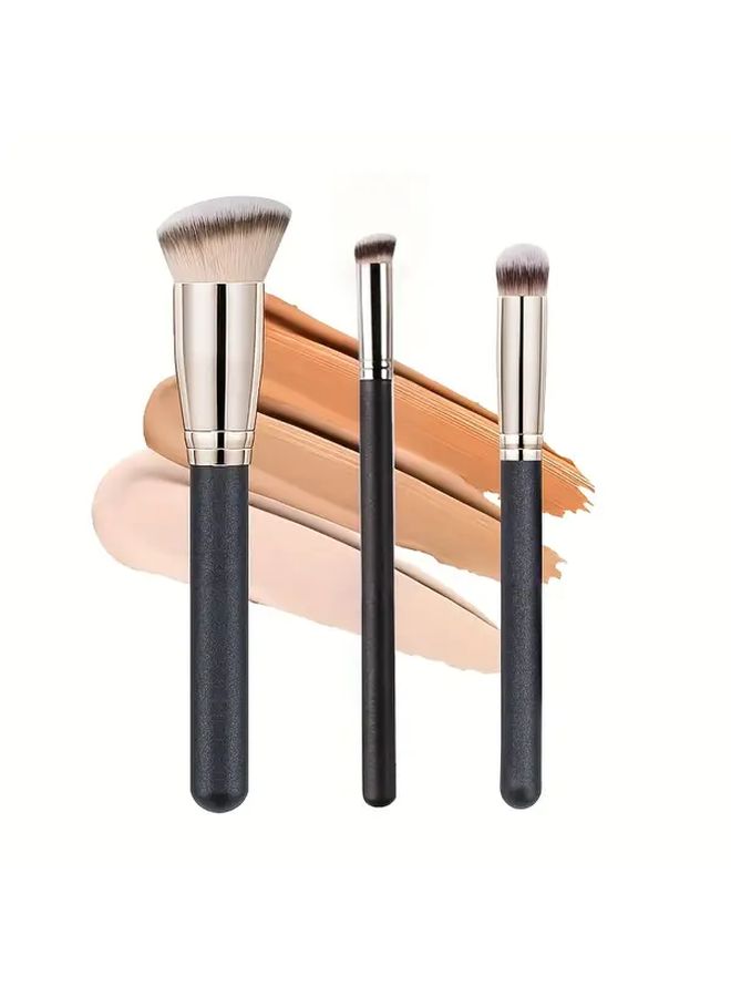 Large Foundation Brush Makeup Brush For Liquid Foundation Powder Eye Shadow Blusher Concealer Face Cover Defects Makeup Tool - Image 1
