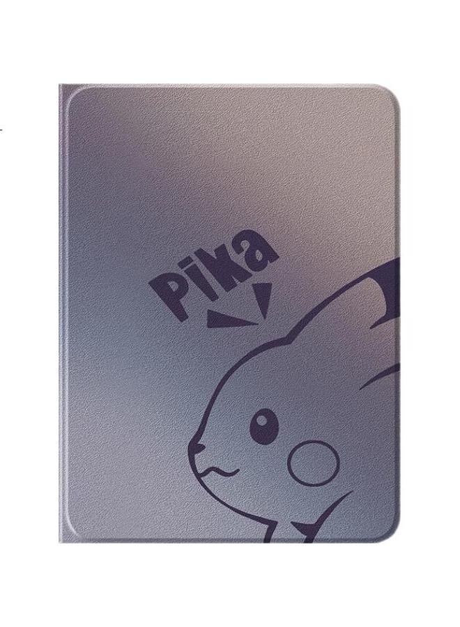 Xp Ipad Air 6 11-Inch Protective Case New Anti-Fall Apple Tablet Cartoon Ultra-Thin Case With Pen Slot Full Coverage - Dark Purple Hope Pikachu - Image 2