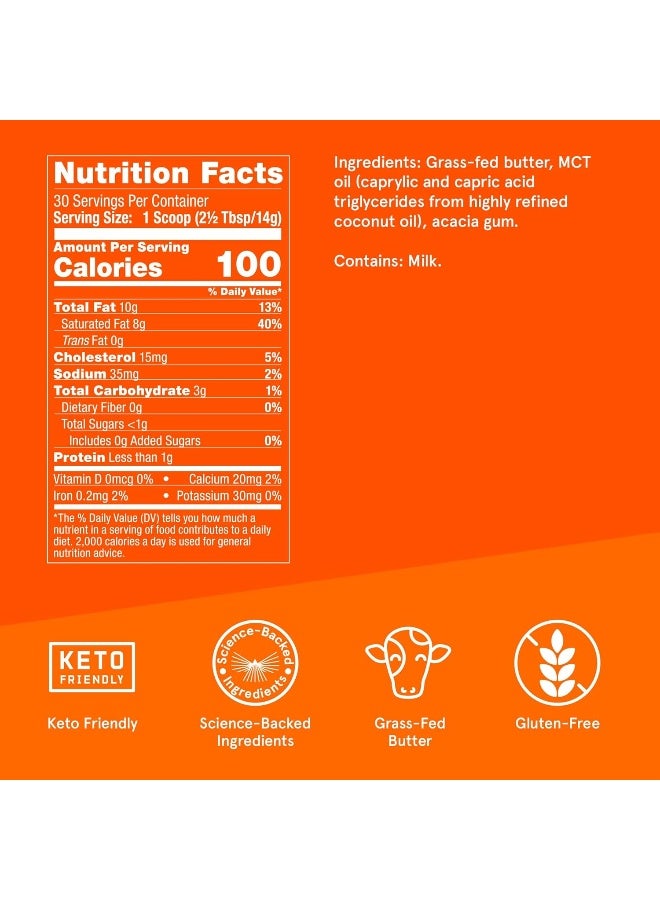 Bulletproof Original Creamer, 14.8 Ounces, Keto Coffee Creamer with MCT Oil and Grass-Fed Butter - Image 2