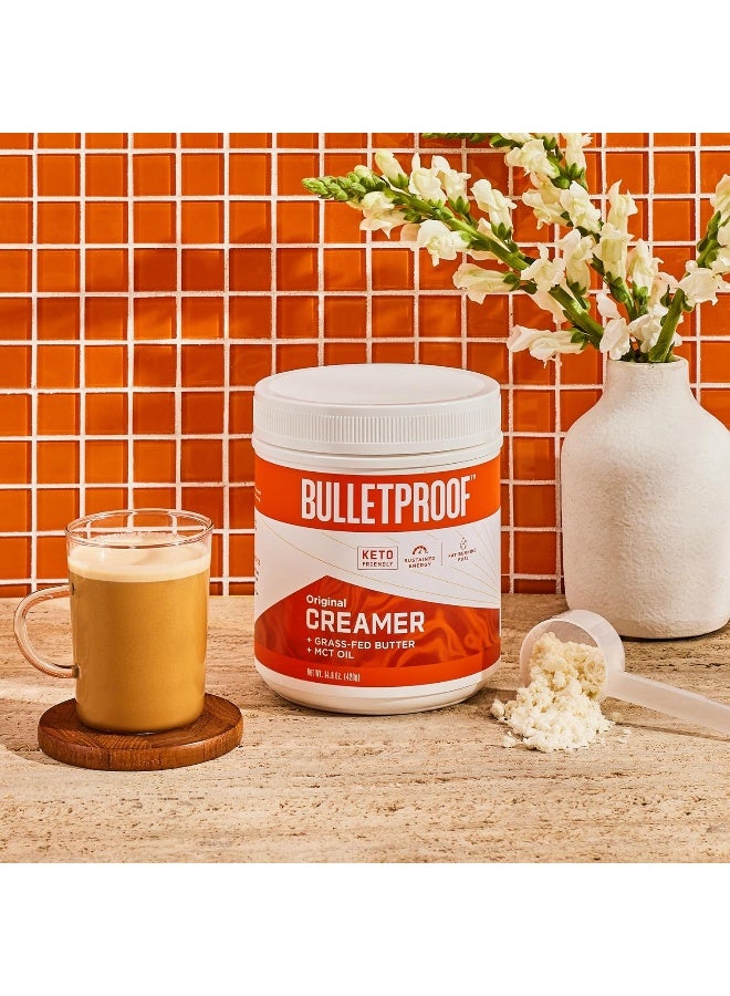 Bulletproof Original Creamer, 14.8 Ounces, Keto Coffee Creamer with MCT Oil and Grass-Fed Butter - Image 3