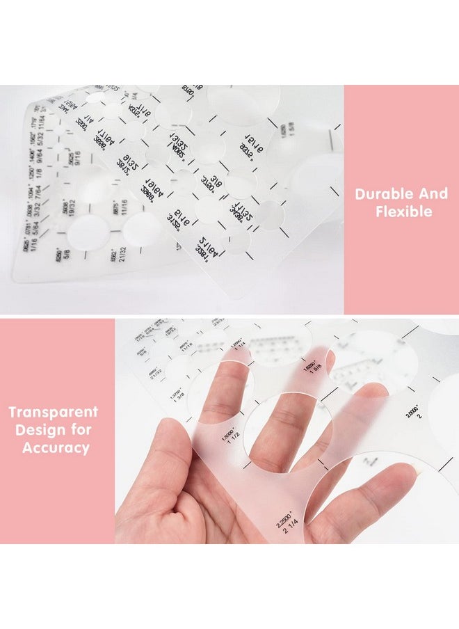 Circle Template Circle Round Stencil Templates For Drafting For Office And School Building Formwork Drawings Templateslarge And Small Size3 Pack