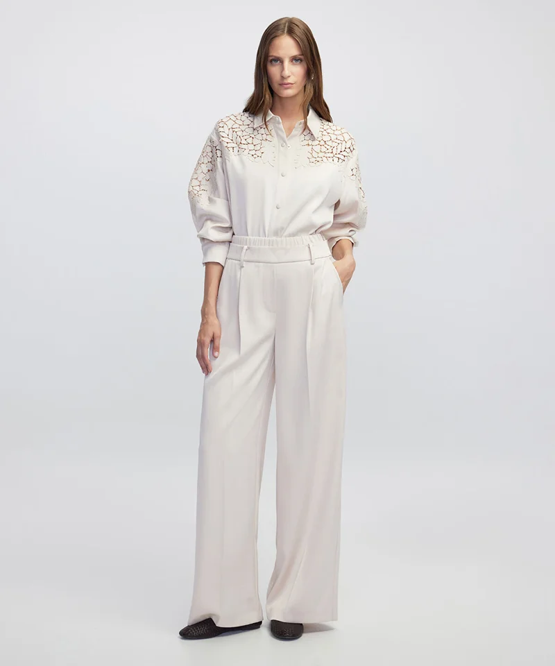 ابيكول Layered Waist Trousers