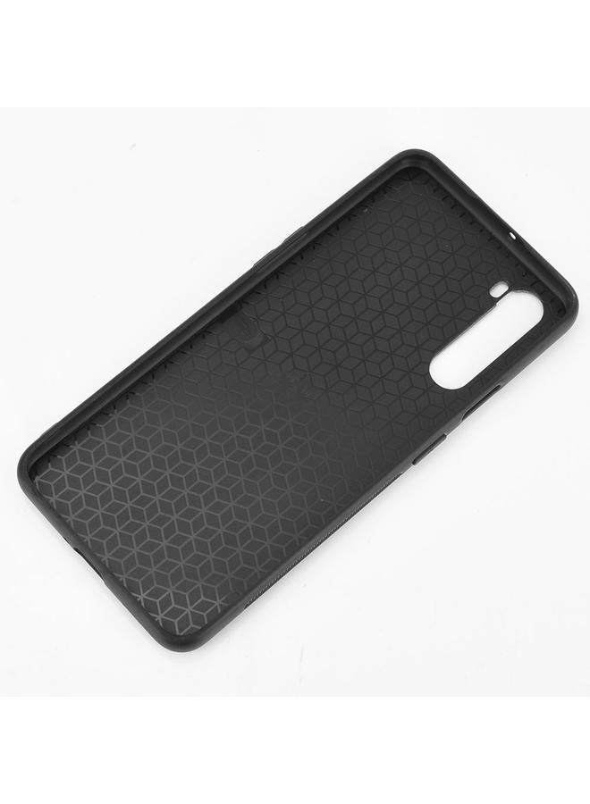 S-TOP Case For OnePlus Nord Shockproof Sewing Cow Pattern Skin PC + PU + TPU Case - Image 4