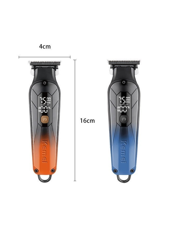 KEMEI KM-1741 Professional Rechargeable Electric Shaver for Men (Blue) blue - Image 2