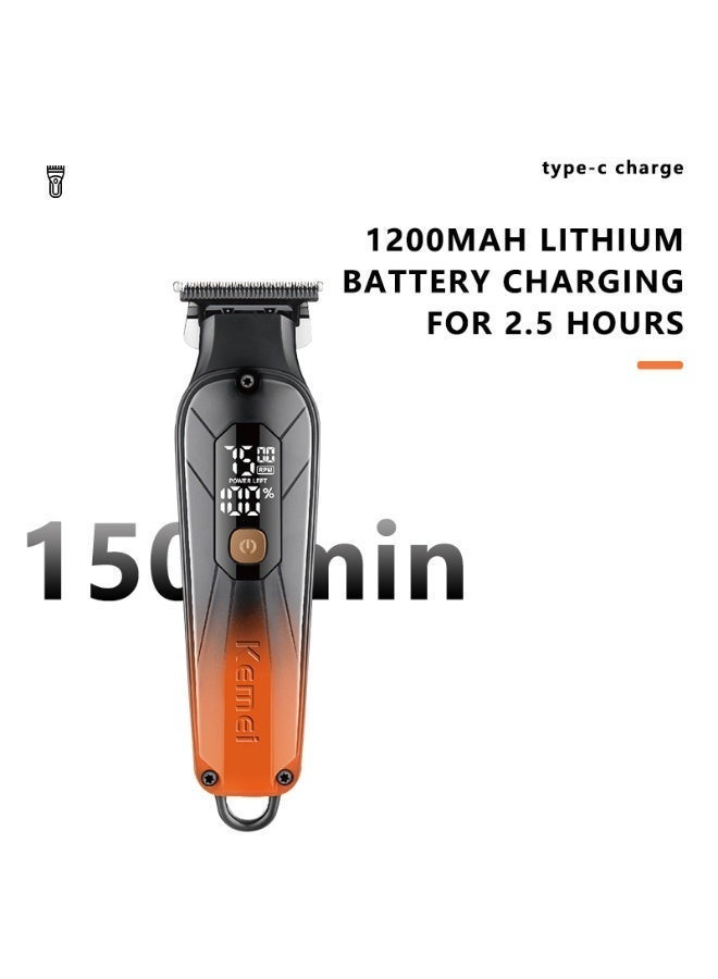 KEMEI KM-1741 Professional Rechargeable Electric Shaver for Men (Blue) blue - Image 5