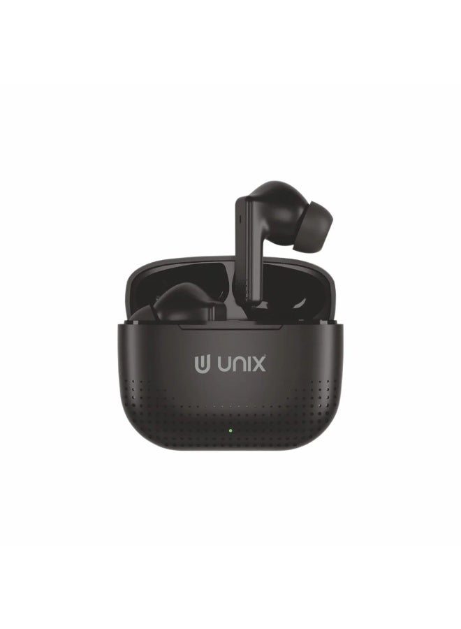 Unix يونكس يونو إيربود Z5 – 42 ساعة من وقت التشغيل، إلغاء الضوضاء البيئية، IPX4 وصوت عالي الجهير - Image 1