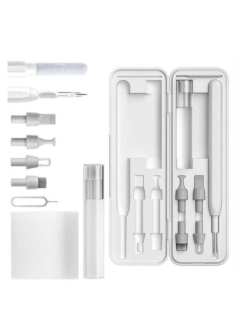 Laptop Keyboard Cleaner Kit 11 in 1 Electronics Cleaning Tool Effective Earphones Cleaning Tools Multi-Functional Cleaner Tools with Microfiber Cloth for Pc Tv Laptop Earbud Screen Keyboard - Image 1