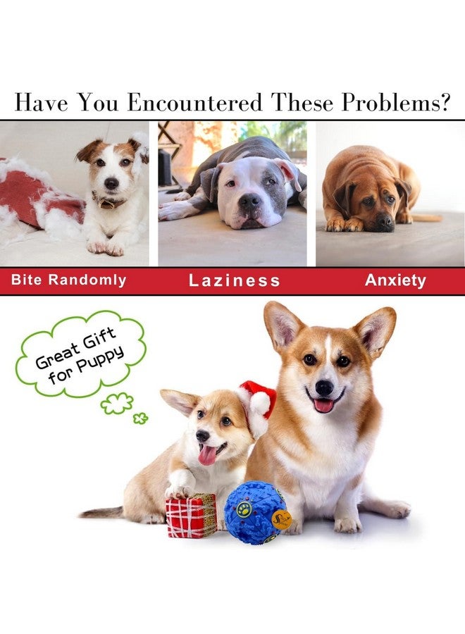 سايج سكوير لعبة كرة موسيقية، لعبة ممتعة واحتفالية للحيوانات الأليفة لساعات من الترفيه، لعبة احتفالية للحيوانات الأليفة، متعة كرة تفاعلية، صوت صرير محفز، لعبة آمنة، ملحق للحيوانات الأليفة. - Image 3