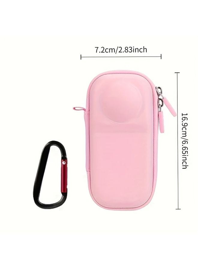 Insta 360 X5 X4 Mini غطاء صلب أزرق فاتح متين من مادة PU مقاوم للخدوش - Image 3