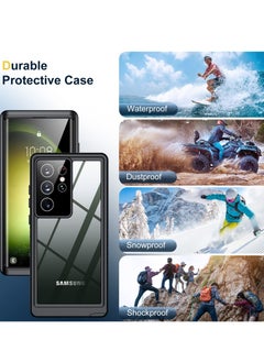 KASTWAVE KASTWAVE Ultimate Protection for Samsung Galaxy S23 Ultra, Built-in Lens Screen Protector, Full-Body Shockproof, Drop Proof, Dustproof, Underwater Use Case for Galaxy S23 Ultra 5G 6.8” (Black)  - Image 2