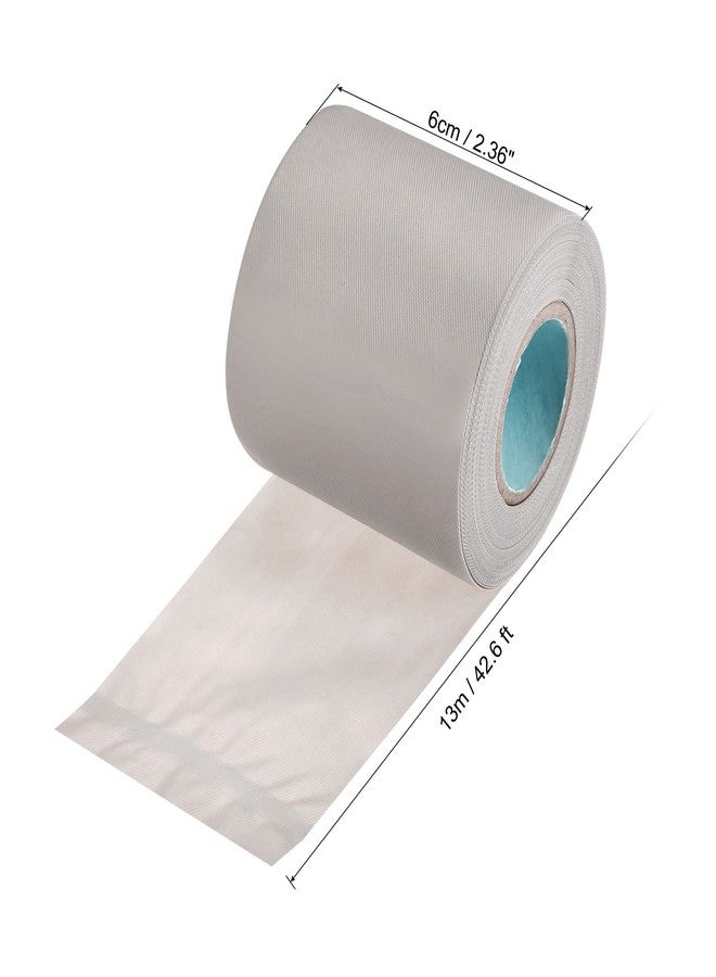 MECCANIXITY Pipe Wrap Tapes Non-Adhesive 6cmx13m Protective Waterproof Tube Protector for Air Conditioner HVAC Pipes, PVC Grey Pack of 2 - Image 2