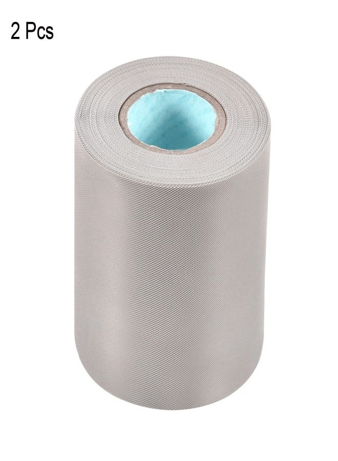 MECCANIXITY Pipe Wrap Tapes Non-Adhesive 6cmx13m Protective Waterproof Tube Protector for Air Conditioner HVAC Pipes, PVC Grey Pack of 2 - Image 3