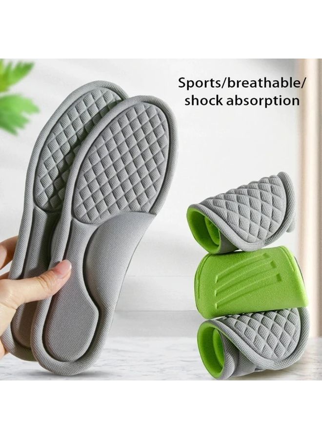 8Pcs Memory Foam Insoles For EU37 38 Size Soft Breathable Shock Absorption - Image 5