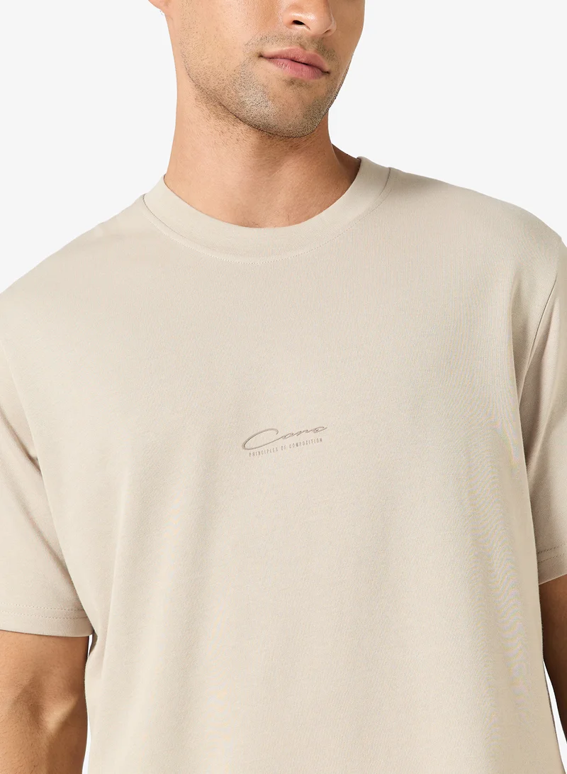 JACK & JONES  Printed Crew Neck T-Shirt for Men | Best Price UAE