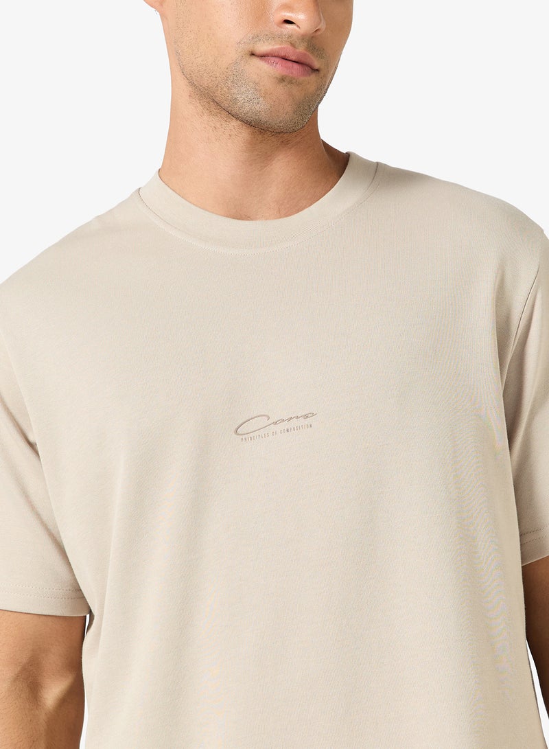JACK & JONES Printed Crew Neck T-Shirt - Image 3