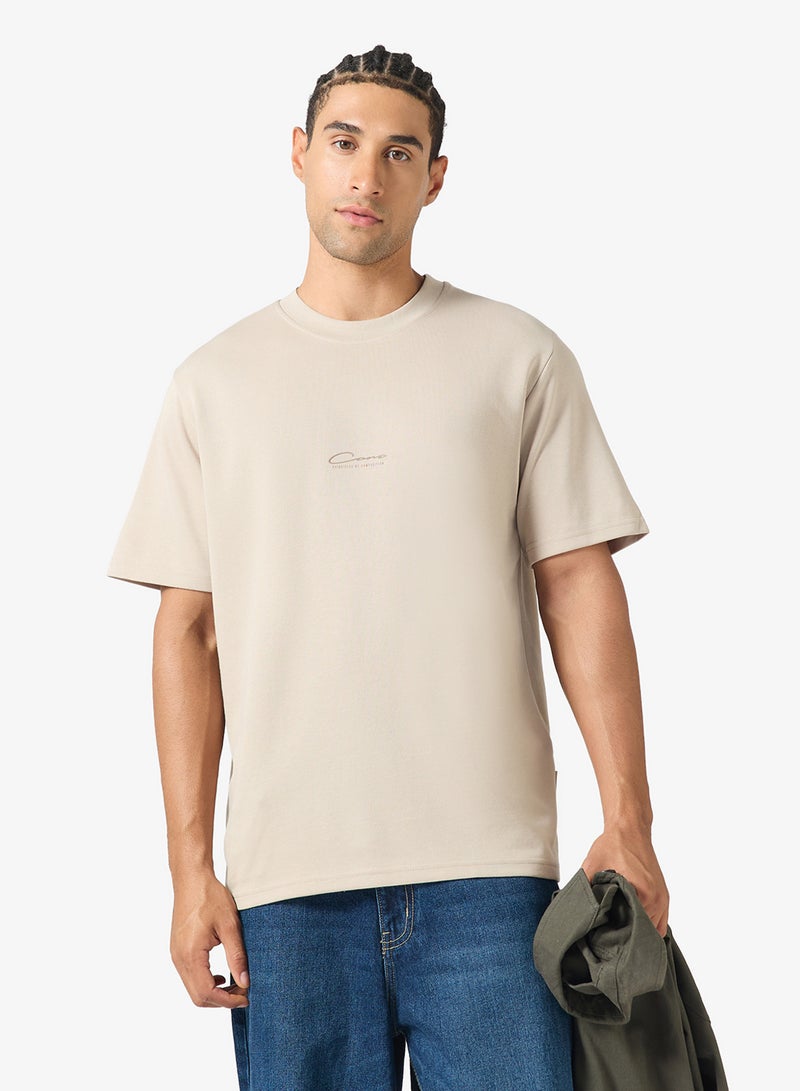 JACK & JONES Printed Crew Neck T-Shirt - Image 1