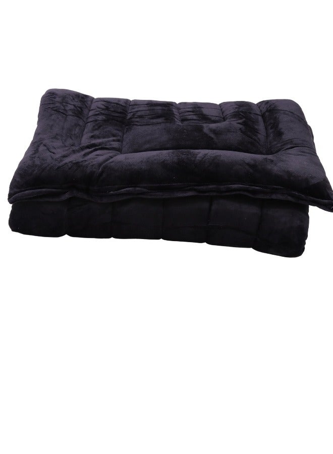 سمارت هوم مرتبة نوم قطنية للمخيمات والاستراحات، ناعمة الملمس كالمخمل، مصنوعة من مواد عالية الجودة، مرتبة قطنية طبيعية لشخص واحد، مقاس 190 × 90 × 6 سم - Image 5