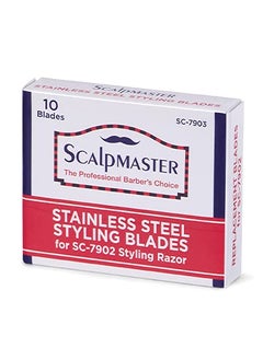 scalpmaster Scalpmaster Replacement Blades for Styling Razor 