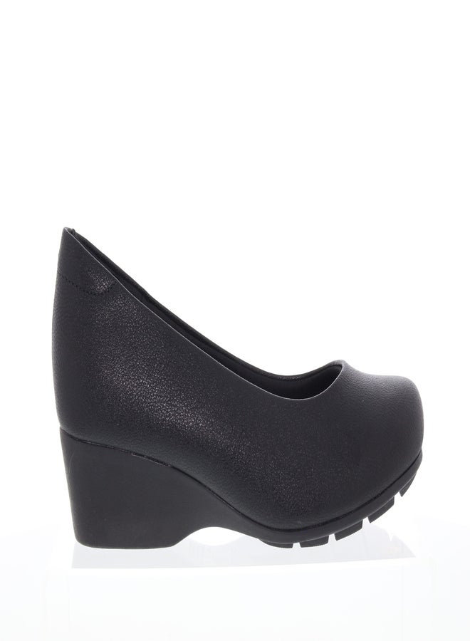 MODARE Solid Pointed Toe Wedge Heel Shoes - Image 2