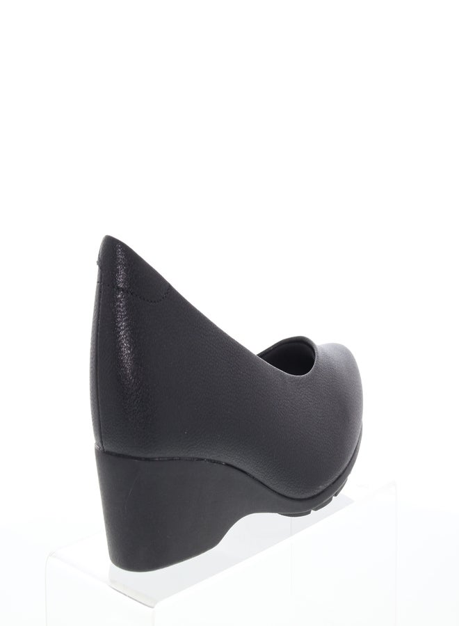 MODARE Solid Pointed Toe Wedge Heel Shoes - Image 5
