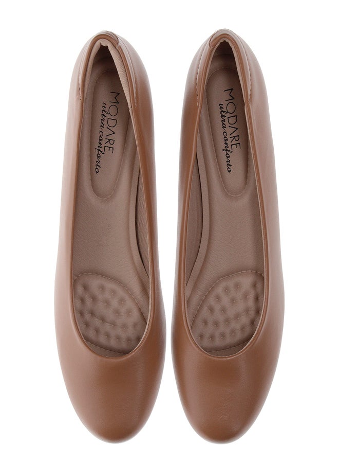 MODARE Solid Pointed Toe Wedge Heel Shoes - Image 1