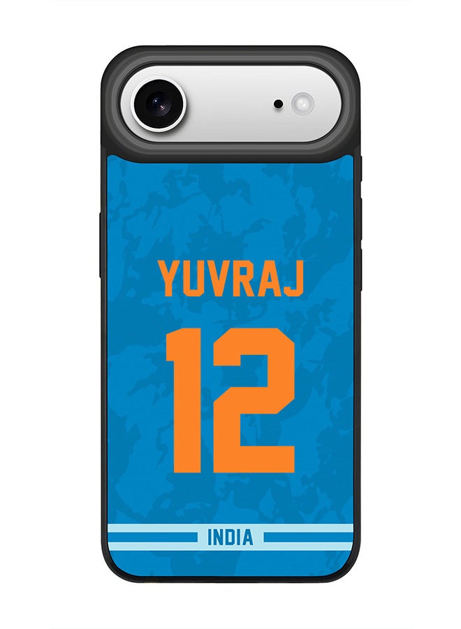 Stylizedd iPhone Air Case, [Compatible with MagSafe] Slim Magnetic cover Phone Case iPhone Air -India Yuvraj Singh, Jersey No 12 - Image 1