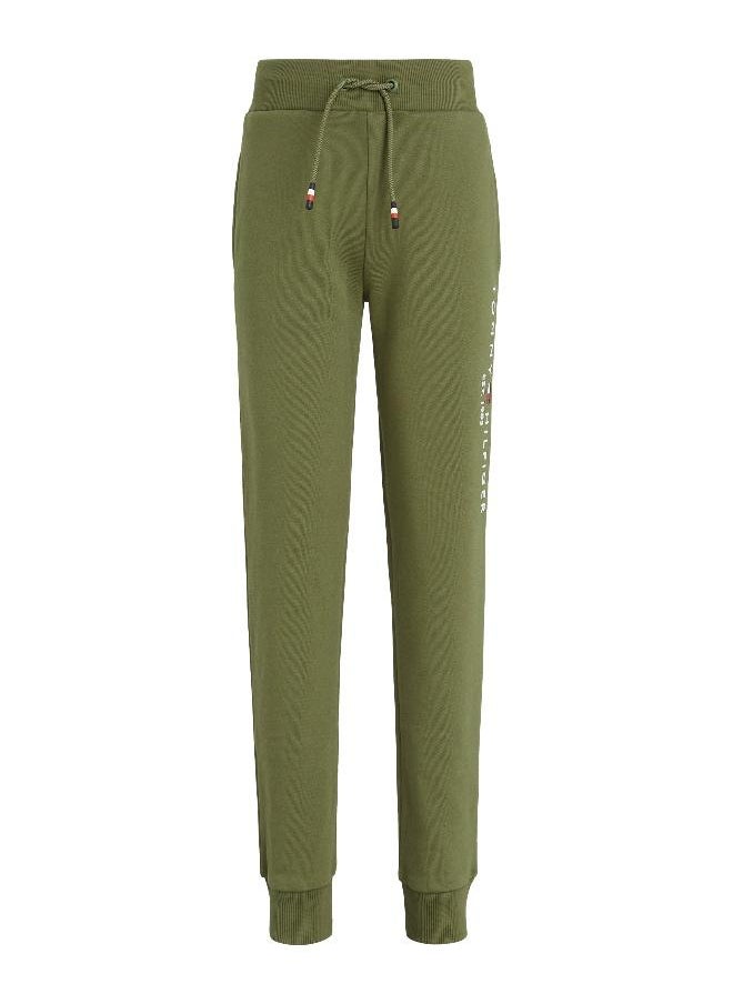 TOMMY HILFIGER - Youth Logo Cuffed Sweatpants - Image 1