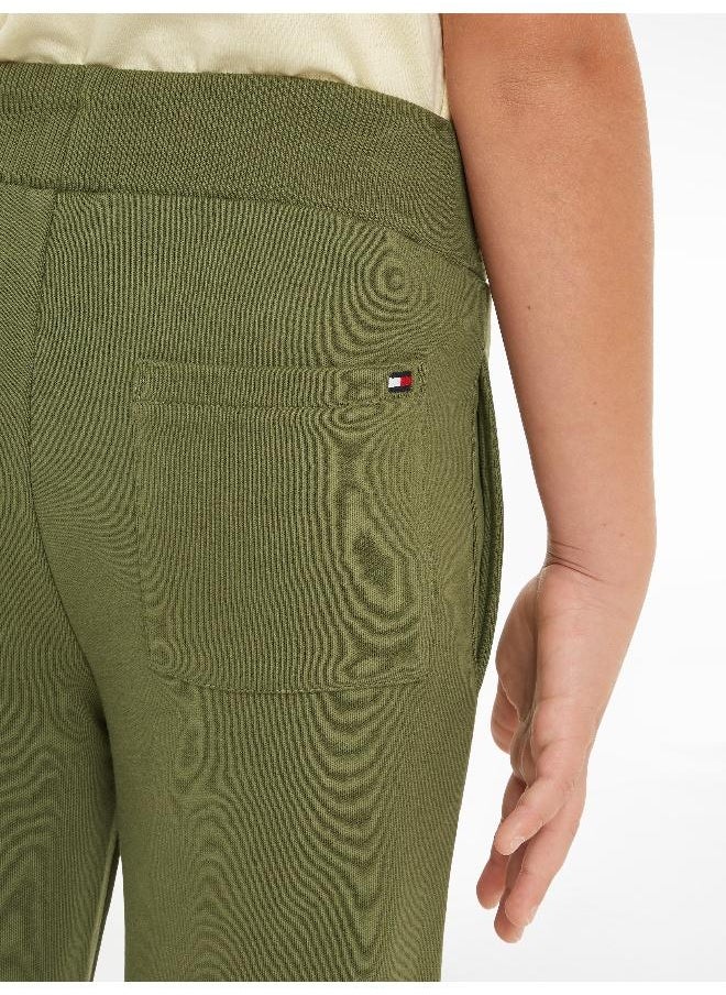 TOMMY HILFIGER - Youth Logo Cuffed Sweatpants - Image 1