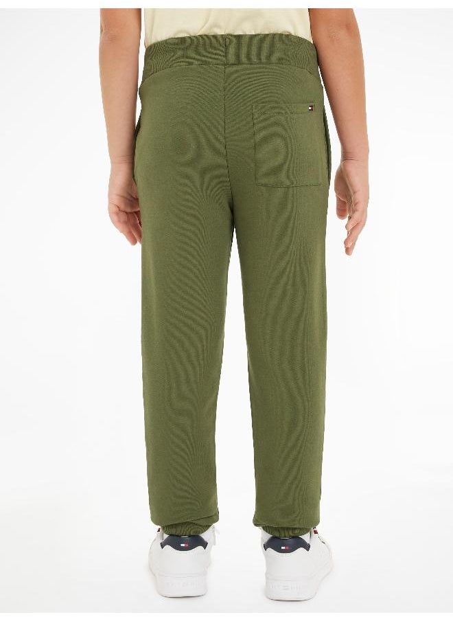 TOMMY HILFIGER - Youth Logo Cuffed Sweatpants - Image 1