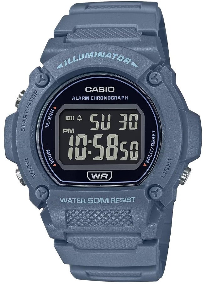CASIO Resin Digital Watch W-219HC-2BVDF  - Image 2
