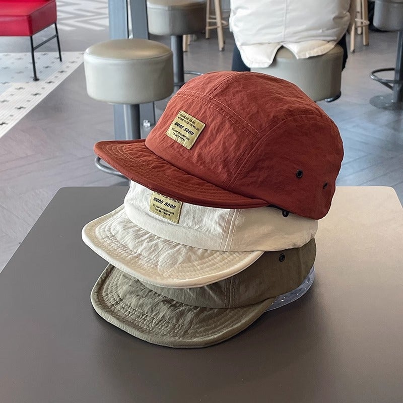 Japanese-Style Quick-Drying Breathable Short Brim Baseball Cap Men'S And Women'S Tooling All-Match Soft Top Hip-Hop Cap Women'S Soft Brim Fashionable Cap - Image 3