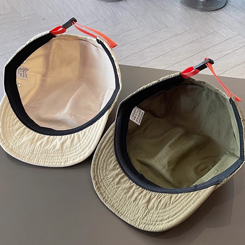Japanese-Style Quick-Drying Breathable Short Brim Baseball Cap Men'S And Women'S Tooling All-Match Soft Top Hip-Hop Cap Women'S Soft Brim Fashionable Cap - Image 4